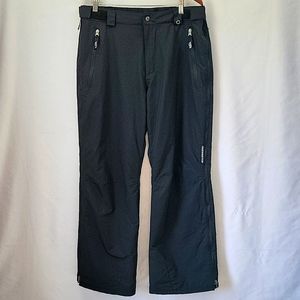 Obermeyer Hydro Block Nylon Ski Pants Black Size Large
